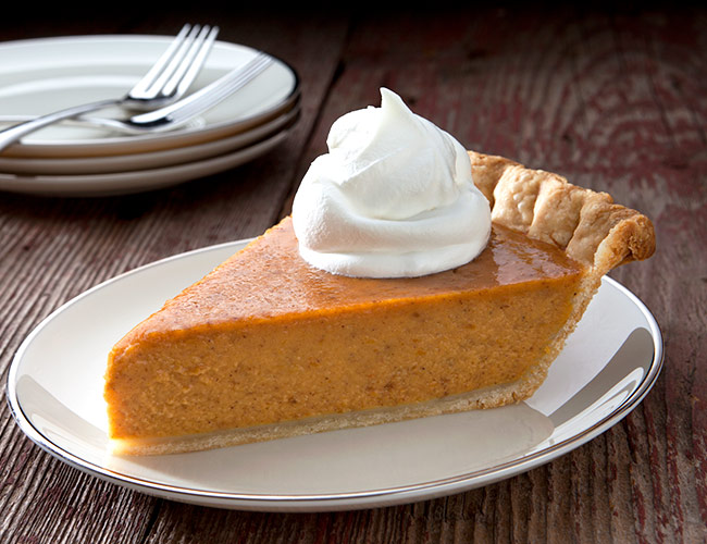 pumpkin pie made with evaporated milk